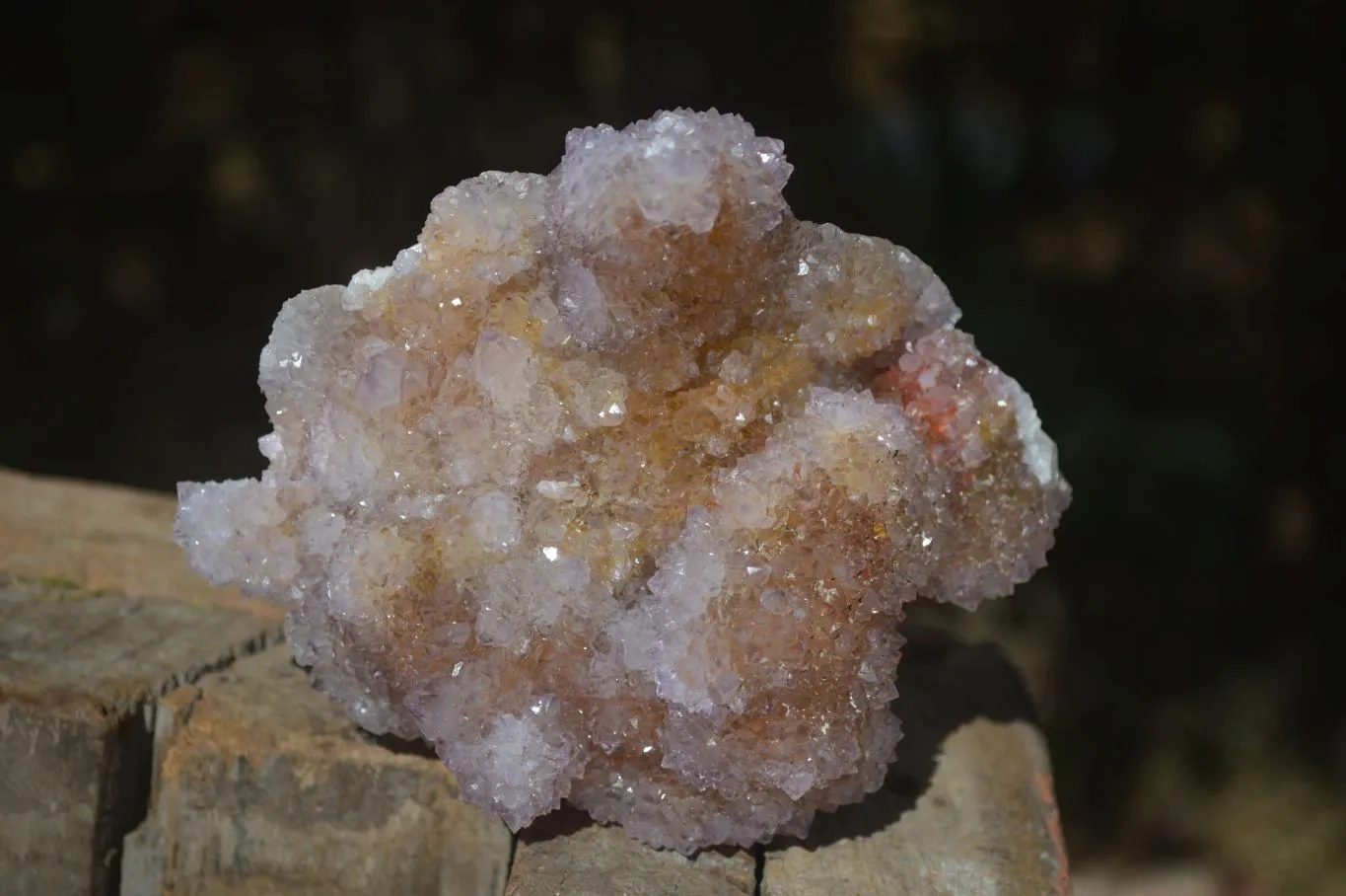 Natural Ametrine & Limonite Spirit Quartz Clusters  x 3 From Boekenhouthoek, South Africa