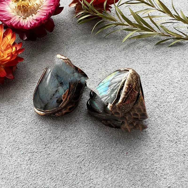 Natural Labradorite Ring