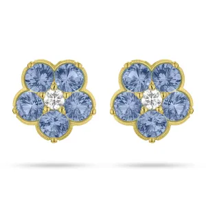 Paul Morelli Blue Sapphire Wild Child Stud Earrings