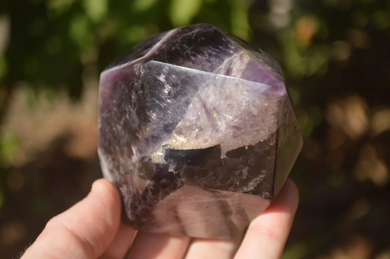 Polished  Dream Amethyst Points x 2 From Madagascar