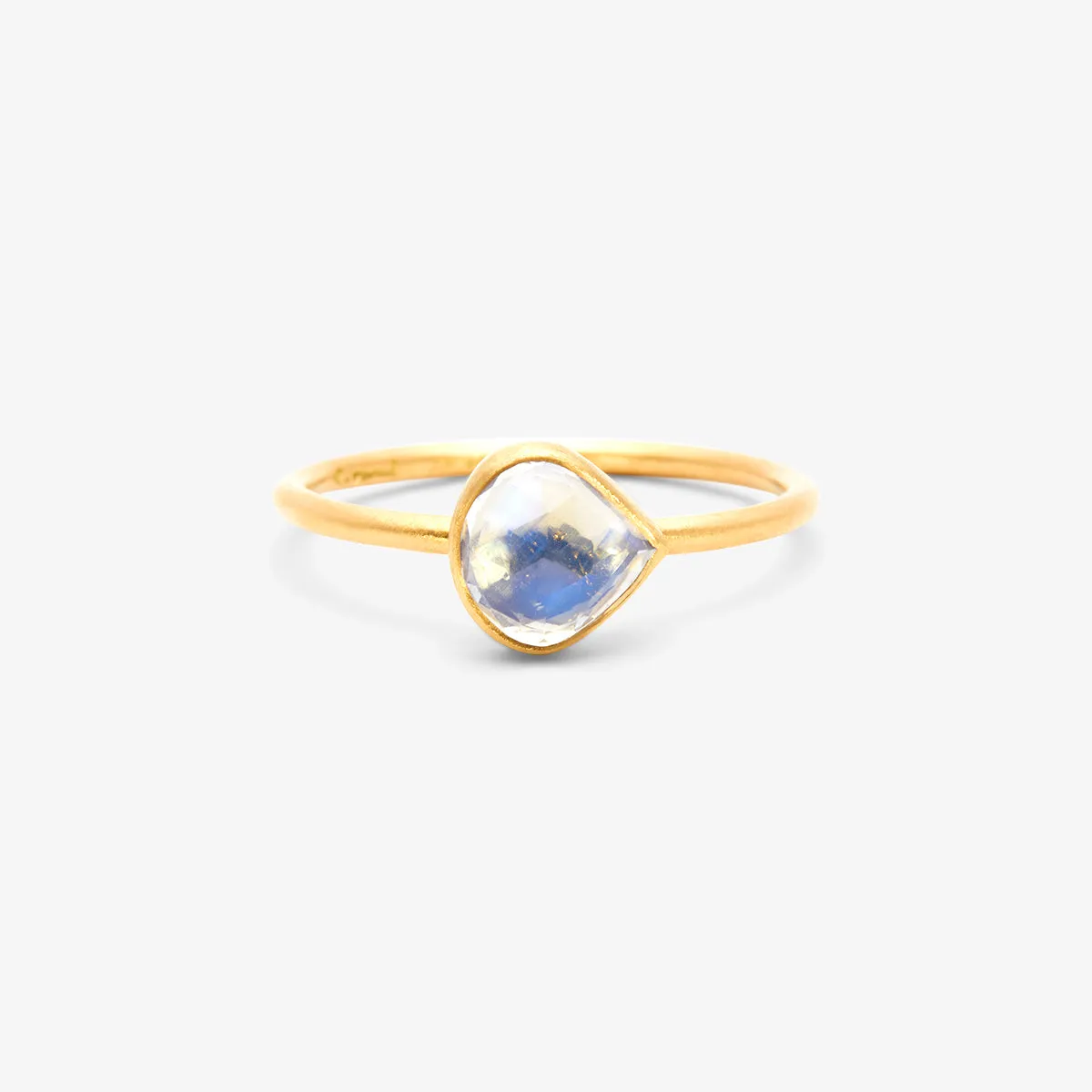 RMR24-OOAK | 0.90 Carat One-of-a-Kind Rainbow Moonstone Ring