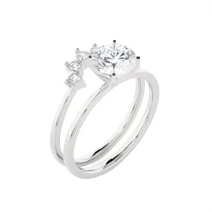 Round Lab Grown Diamond Bridal Ring