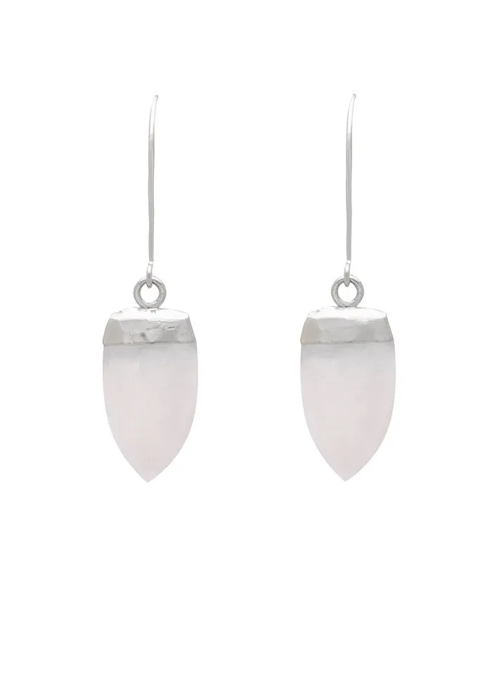 Sarah Mulder Spark Earrings Moonstone (Silver or Gold)