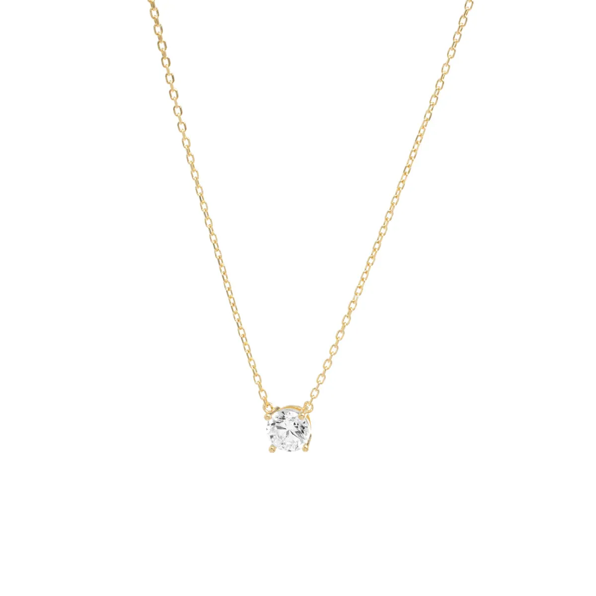 Solitaire Pendant Necklace