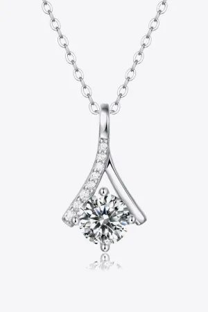 Special Occasion 1 Carat Moissanite Pendant Necklace