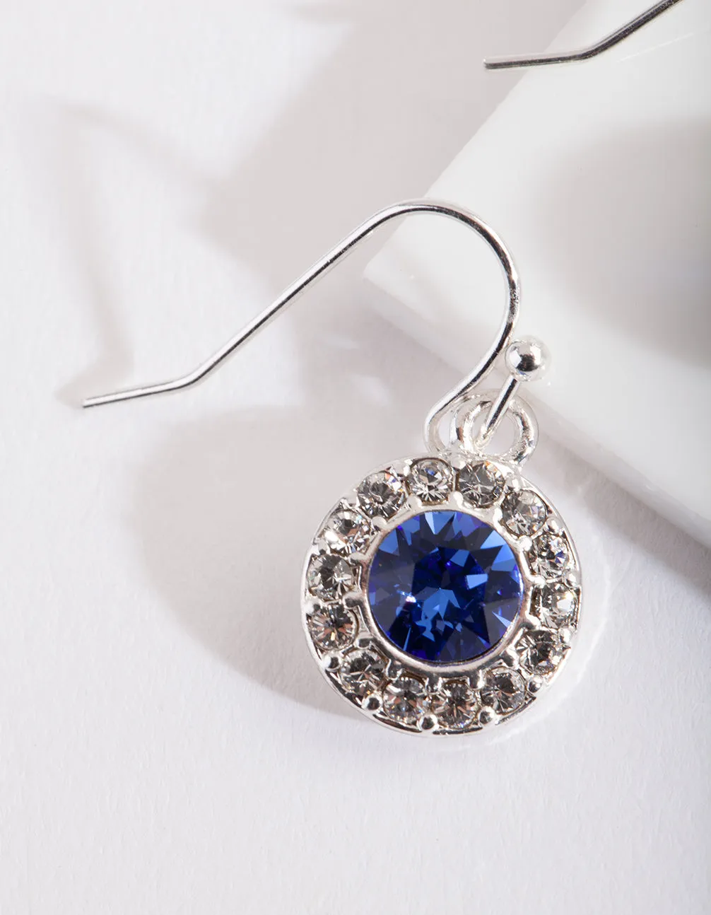 Swarovski Sapphire Drop Earring Gift