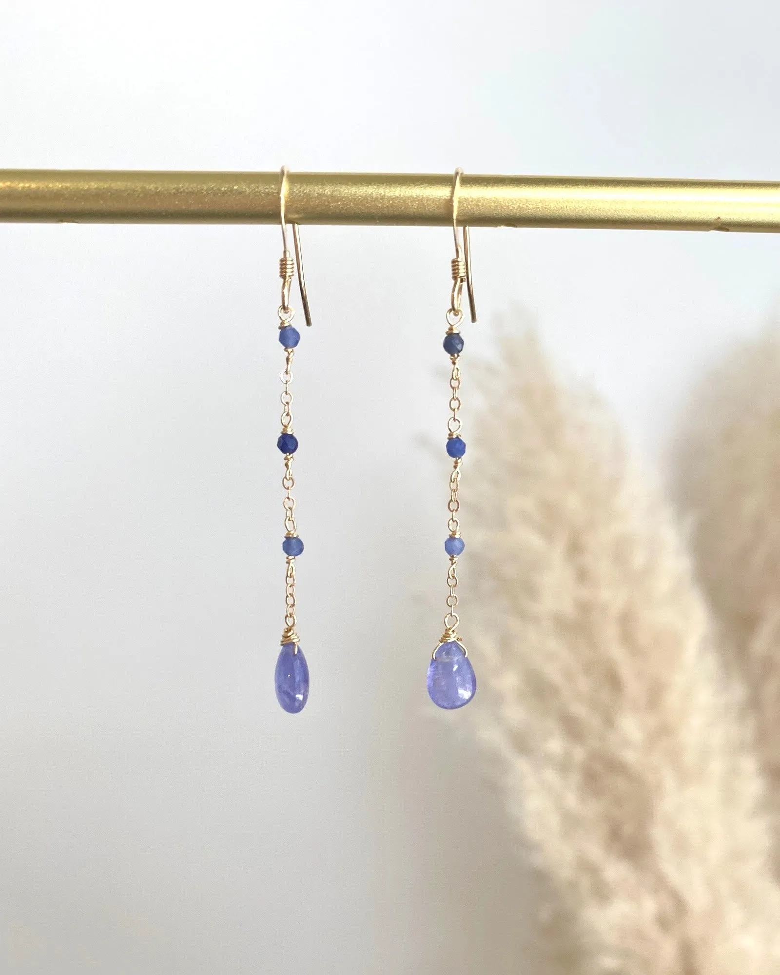 Tanzanite Bohemian Earrings