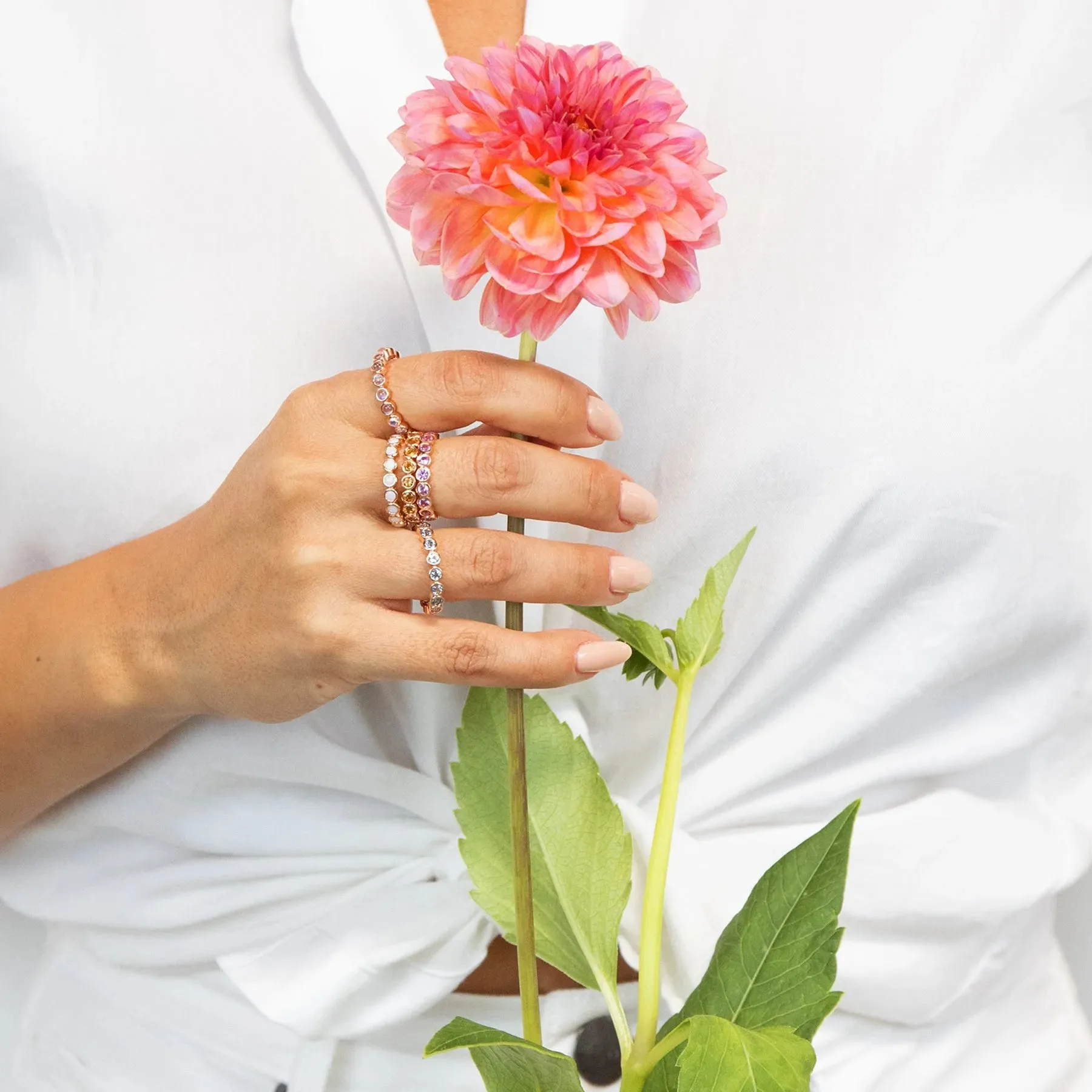 The Gardenia Bouquet Ring