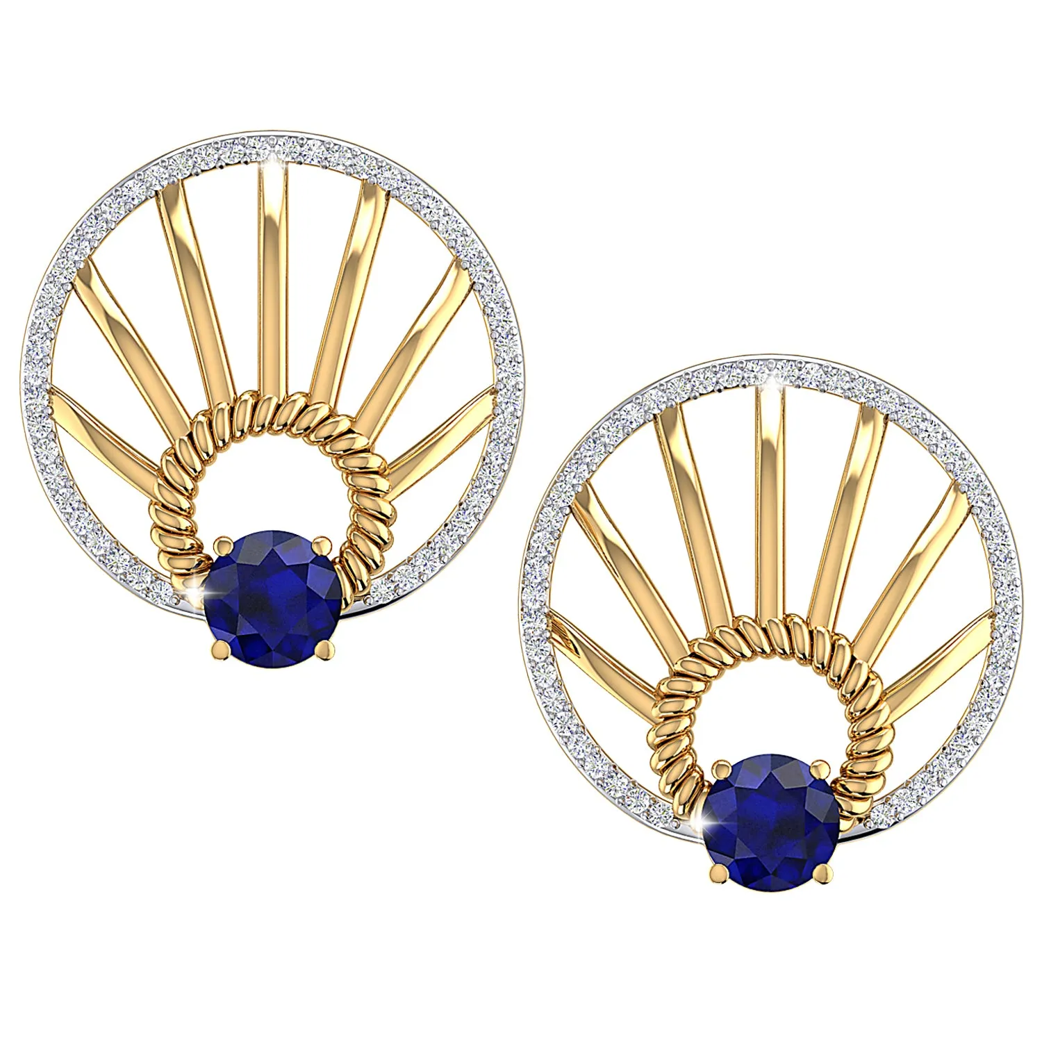 THE SAPPHIRE SPECTRE STUDS