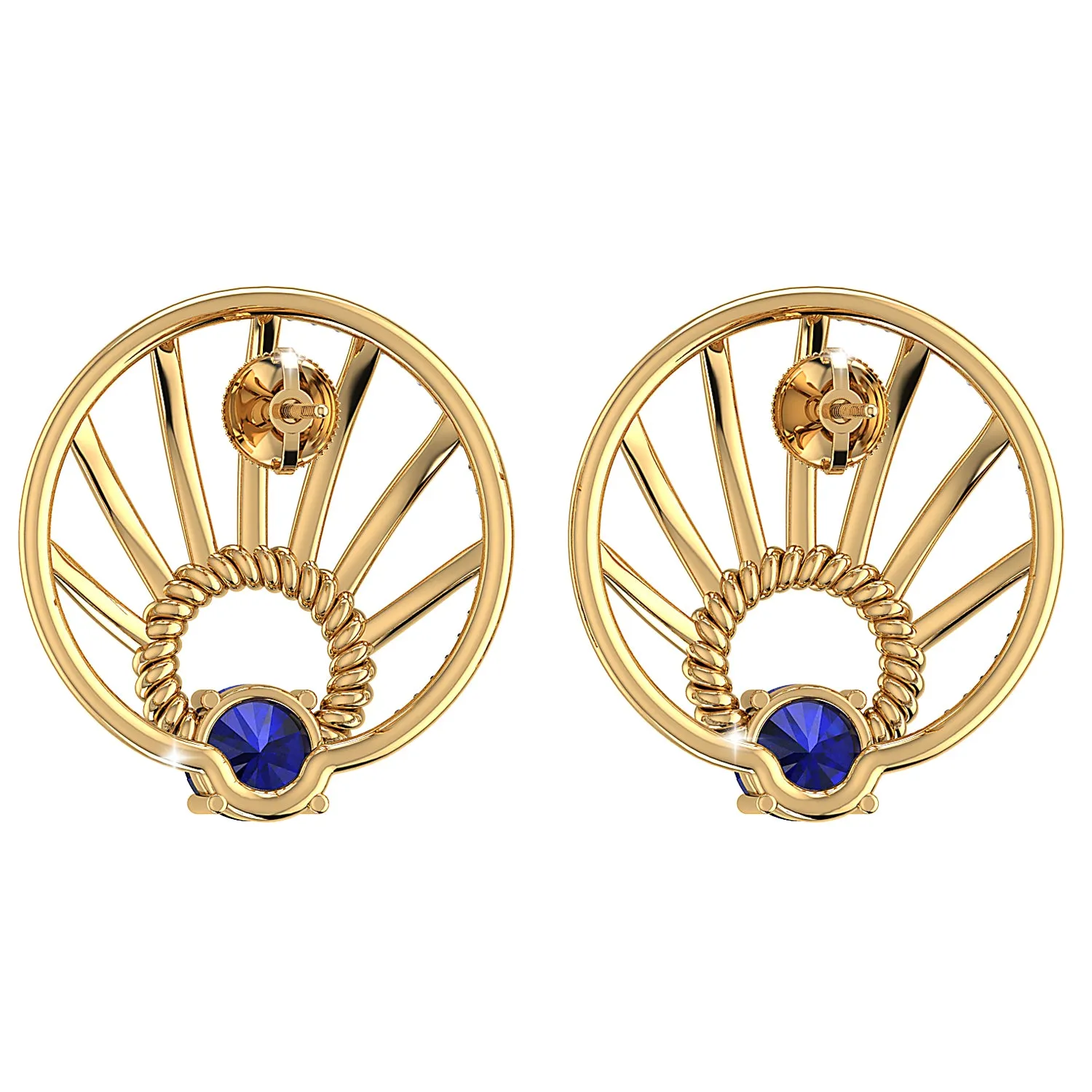 THE SAPPHIRE SPECTRE STUDS