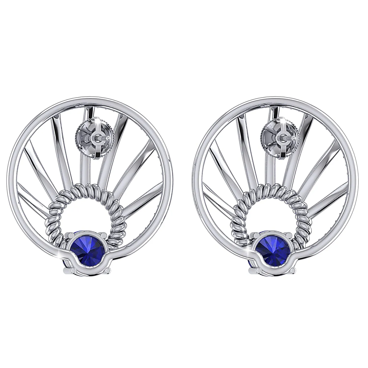 THE SAPPHIRE SPECTRE STUDS