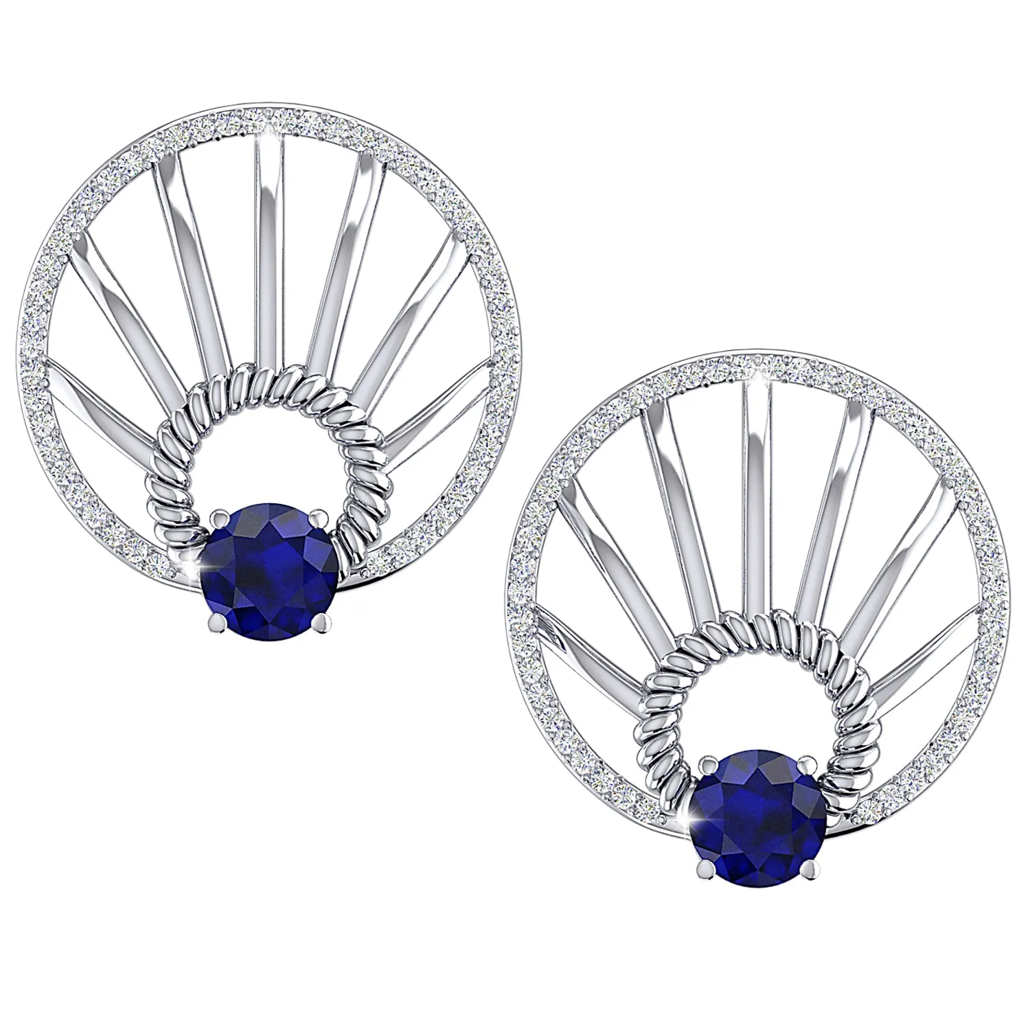 THE SAPPHIRE SPECTRE STUDS