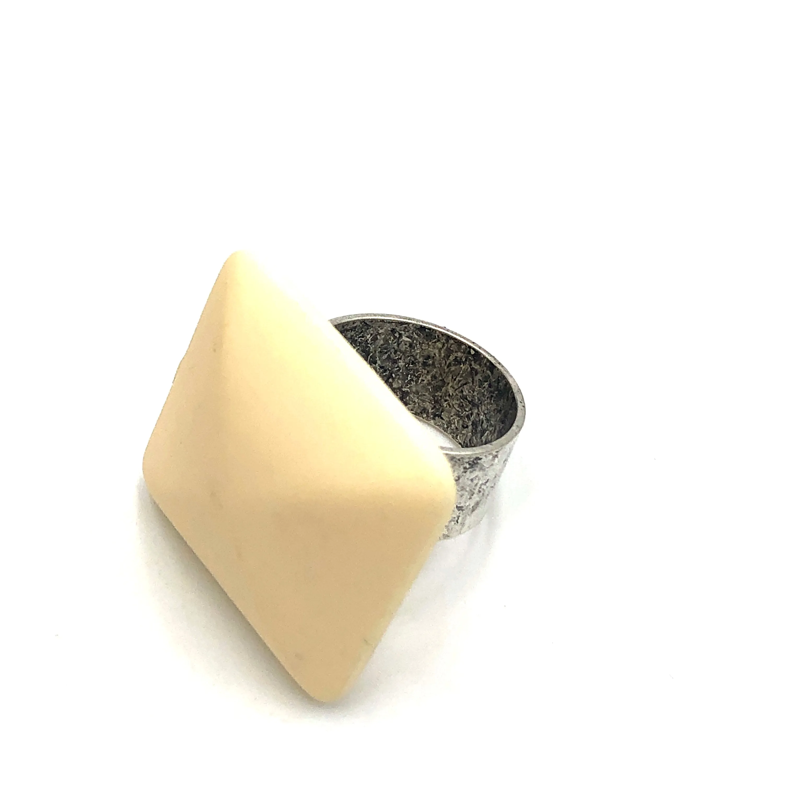 Velvet Square Cocktail Ring