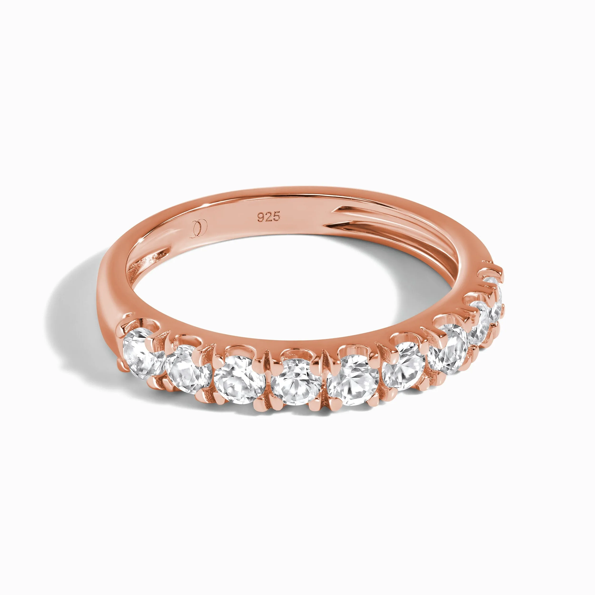 White Zircon Ring Band - Serenity