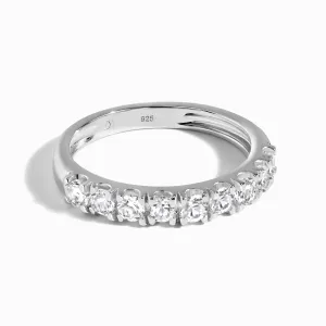 White Zircon Ring Band - Serenity